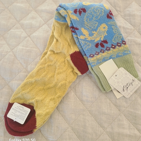 Free People Koi Tall Patterned Sock - Picture 2 of 3